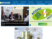 Tablet Screenshot of afisvec.org.br
